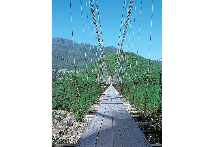 谷瀬の吊り橋